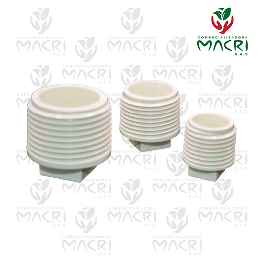 TAPÓN MACHO PVC
