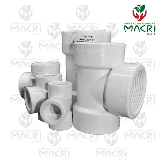 TEE PVC ROSCADA