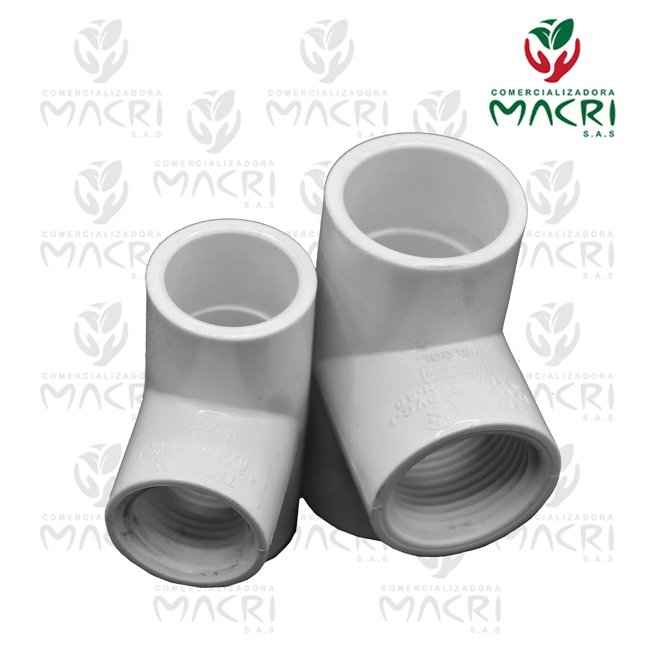 TEE PVC SOLDADA ROSCADA