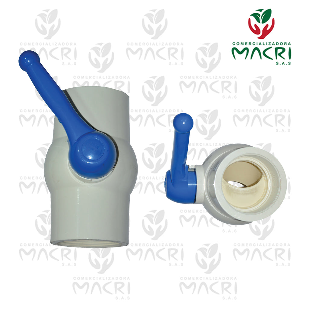 VÁLVULA BOLA PVC