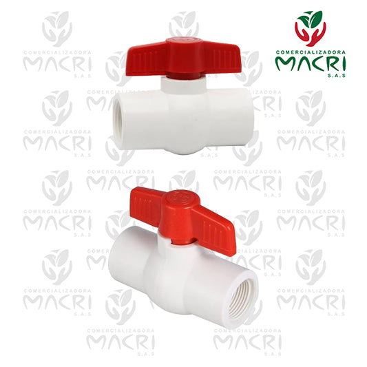 VÁLVULA BOLA PVC