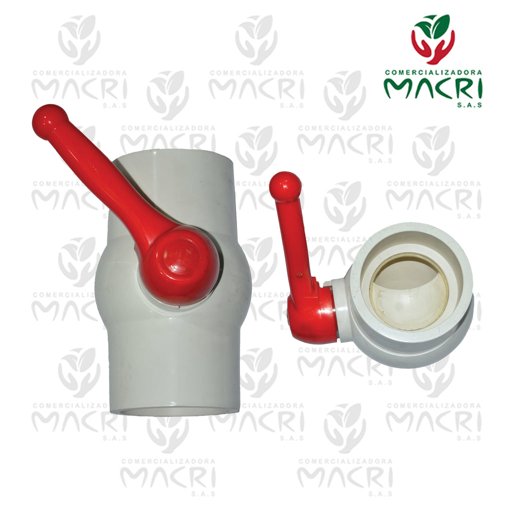 VÁLVULA BOLA PVC