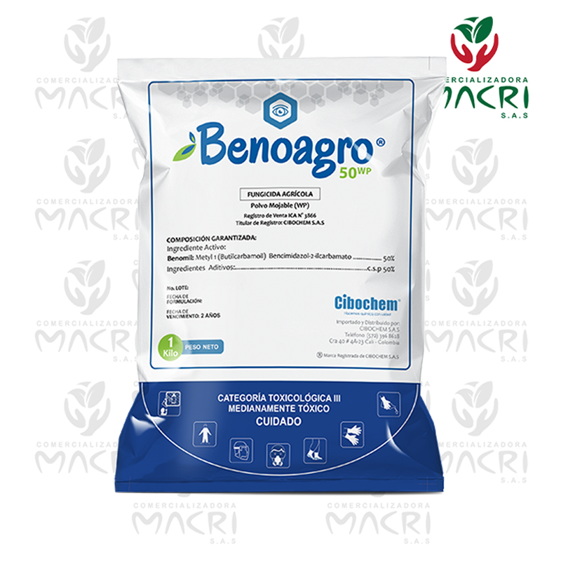 BENOAGRO X 100 GR BENOMYL 500WP